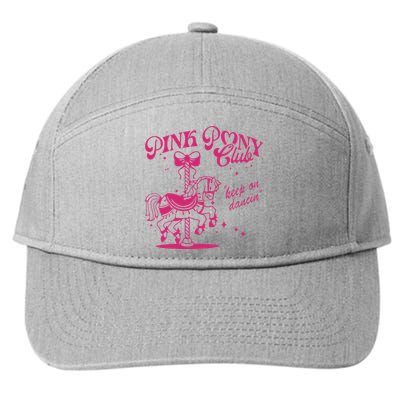 Pony And Heels Lover Clubs Cowgirl 7-Panel Snapback Hat