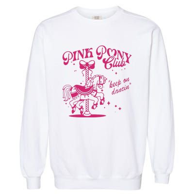 Pony And Heels Lover Clubs Cowgirl Garment-Dyed Sweatshirt