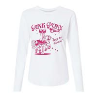 Pony And Heels Lover Clubs Cowgirl Womens Cotton Relaxed Long Sleeve T-Shirt