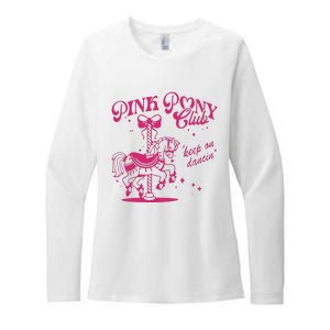 Pony And Heels Lover Clubs Cowgirl Womens CVC Long Sleeve Shirt