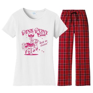 Pony And Heels Lover Clubs Cowgirl Women's Flannel Pajama Set