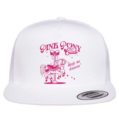 Pony And Heels Lover Clubs Cowgirl Flat Bill Trucker Hat