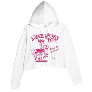 Pony And Heels Lover Clubs Cowgirl Crop Fleece Hoodie