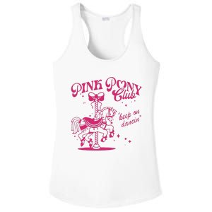 Pony And Heels Lover Clubs Cowgirl Ladies PosiCharge Competitor Racerback Tank