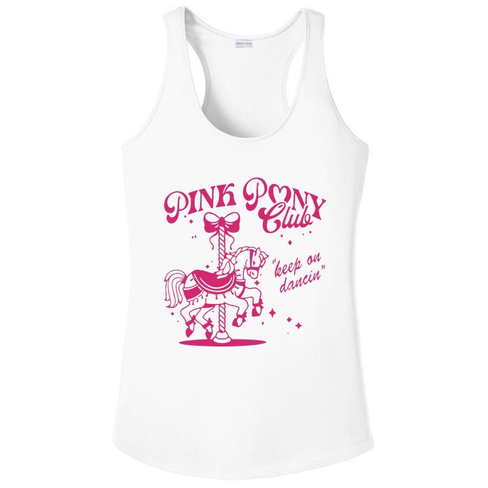 Pony And Heels Lover Clubs Cowgirl Ladies PosiCharge Competitor Racerback Tank