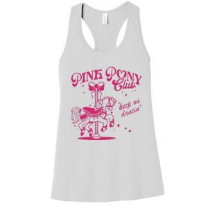 Pony And Heels Lover Clubs Cowgirl Women's Racerback Tank