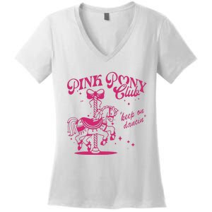 Pony And Heels Lover Clubs Cowgirl Women's V-Neck T-Shirt