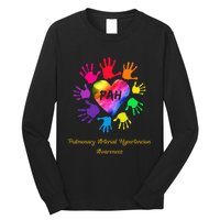 Pulmonary Arterial Hypertension Awareness Colored Long Sleeve Shirt