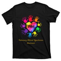 Pulmonary Arterial Hypertension Awareness Colored T-Shirt