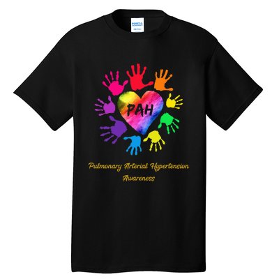 Pulmonary Arterial Hypertension Awareness Colored Tall T-Shirt