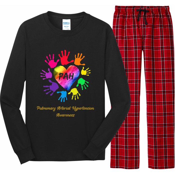 Pulmonary Arterial Hypertension Awareness Colored Long Sleeve Pajama Set