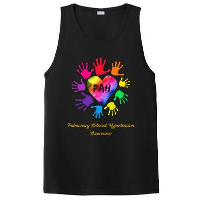 Pulmonary Arterial Hypertension Awareness Colored PosiCharge Competitor Tank