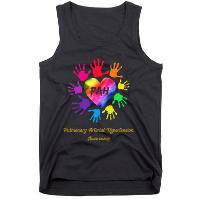 Pulmonary Arterial Hypertension Awareness Colored Tank Top