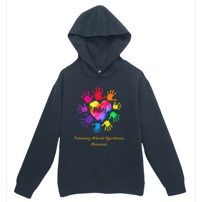 Pulmonary Arterial Hypertension Awareness Colored Urban Pullover Hoodie