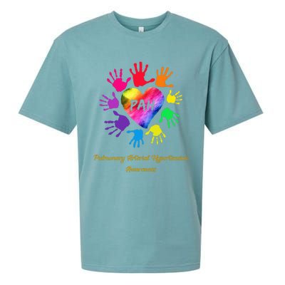 Pulmonary Arterial Hypertension Awareness Colored Sueded Cloud Jersey T-Shirt