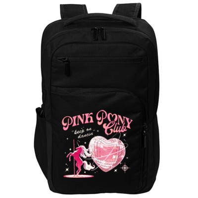 Pony And Heels Lover Clubs Disco Birthday Cowgirl Impact Tech Backpack