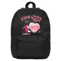 Pony And Heels Lover Clubs Disco Birthday Cowgirl 16 in Basic Backpack