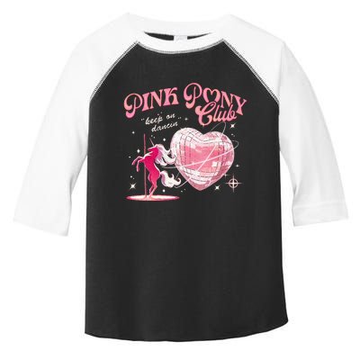 Pony And Heels Lover Clubs Disco Birthday Cowgirl Toddler Fine Jersey T-Shirt