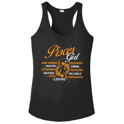 Pisces Astrology Horoscope Zodiac Sign Birthday Gift Ladies PosiCharge Competitor Racerback Tank