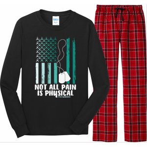 PTSD Awareness Hope Support Love Not All Pain Is Physical Long Sleeve Pajama Set