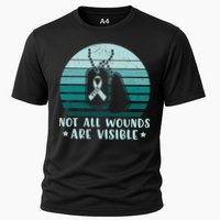 PTSD Awareness Hope Support Love Not All Wounds Are Visible Cooling Performance Crew T-Shirt