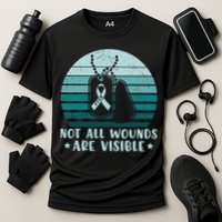 PTSD Awareness Hope Support Love Not All Wounds Are Visible Cooling Performance Crew T-Shirt