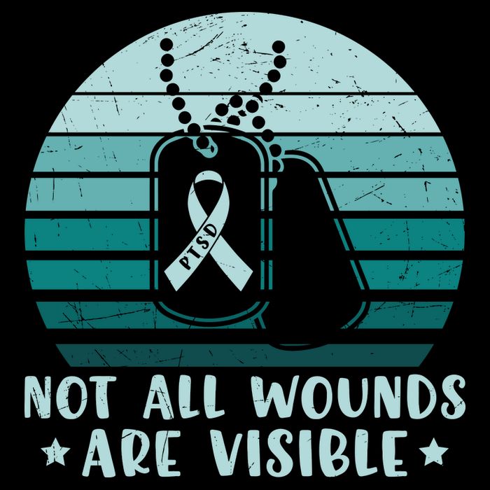 PTSD Awareness Hope Support Love Not All Wounds Are Visible Cooling Performance Crew T-Shirt