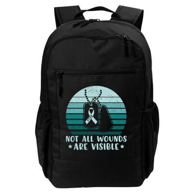 PTSD Awareness Hope Support Love Not All Wounds Are Visible Backpack