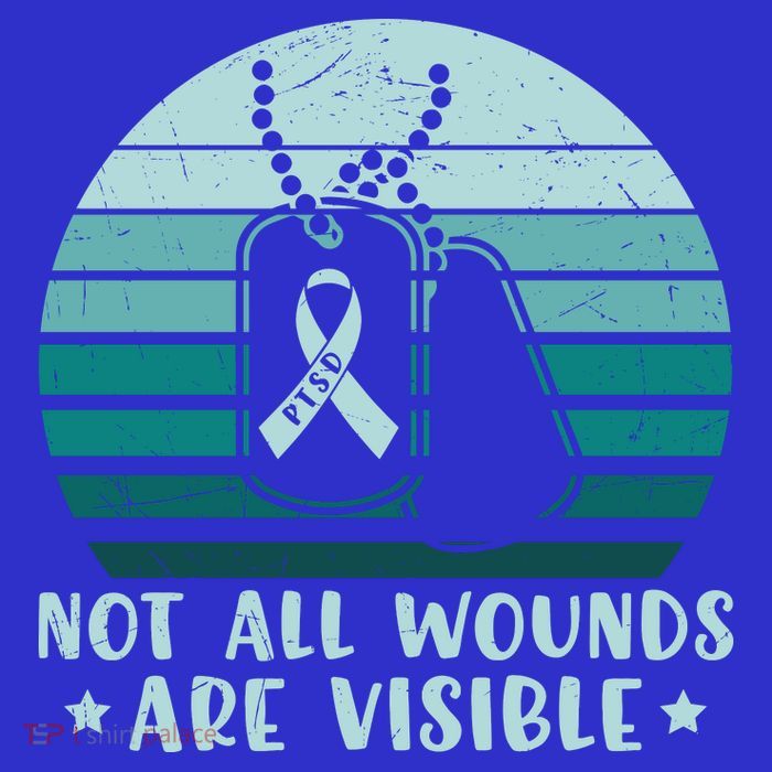 PTSD Awareness Hope Support Love Not All Wounds Are Visible Bag