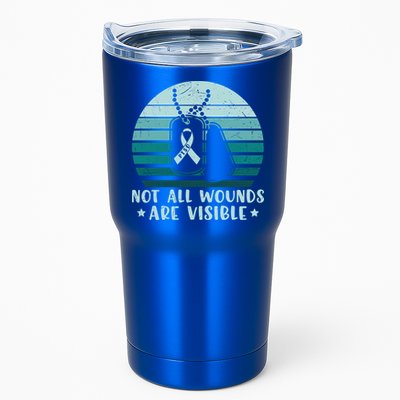 PTSD Awareness Hope Support Love Not All Wounds Are Visible Tumbler