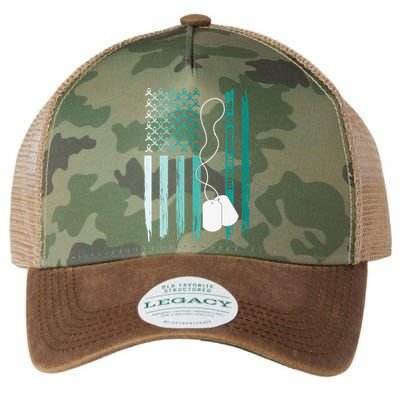 PTSD Awareness Hope Support Love Not All Wounds Are Visible Legacy Tie Dye Trucker Hat