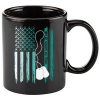 PTSD Awareness Hope Support Love Not All Wounds Are Visible 11oz C Handle Ceramic Mug