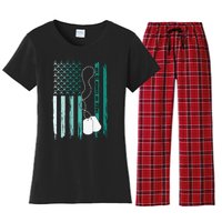 PTSD Awareness Hope Support Love Not All Wounds Are Visible Women's Flannel Pajama Set