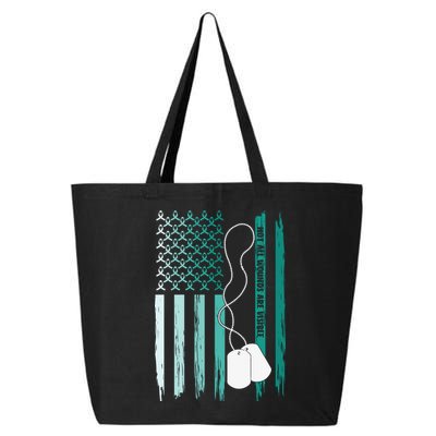 PTSD Awareness Hope Support Love Not All Wounds Are Visible 25L Jumbo Tote