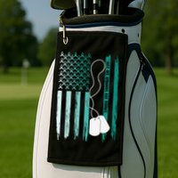 PTSD Awareness Hope Support Love Not All Wounds Are Visible Golf Towel