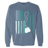 PTSD Awareness Hope Support Love Not All Wounds Are Visible Garment-Dyed Sweatshirt