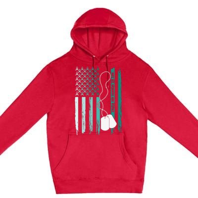 PTSD Awareness Hope Support Love Not All Wounds Are Visible Premium Pullover Hoodie