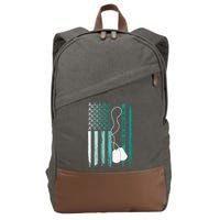 PTSD Awareness Hope Support Love Not All Wounds Are Visible Cotton Canvas Backpack