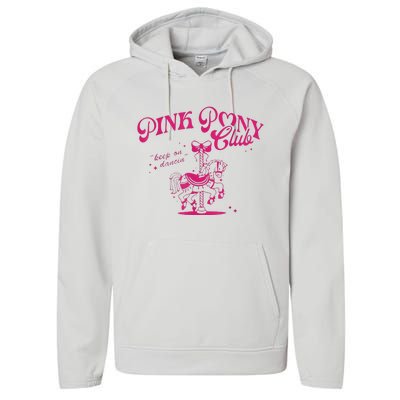 Pony And Heels Lover Performance Fleece Hoodie