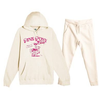 Pony And Heels Lover Premium Hooded Sweatsuit Set