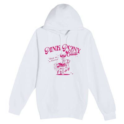 Pony And Heels Lover Premium Pullover Hoodie