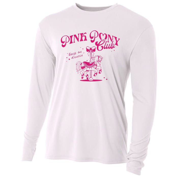 Pony And Heels Lover Cooling Performance Long Sleeve Crew