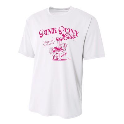 Pony And Heels Lover Performance Sprint T-Shirt