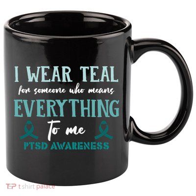 PTSD Awareness Hope Support Love 11oz C Handle Ceramic Mug
