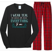 PTSD Awareness Hope Support Love Long Sleeve Pajama Set