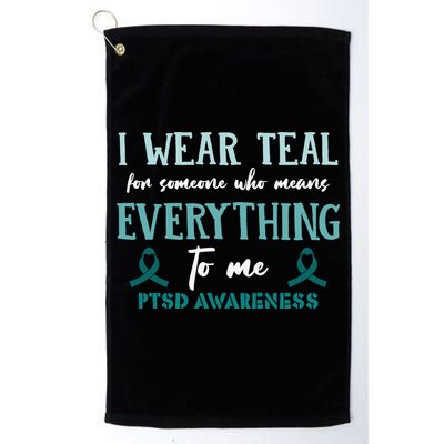 PTSD Awareness Hope Support Love Golf Towel