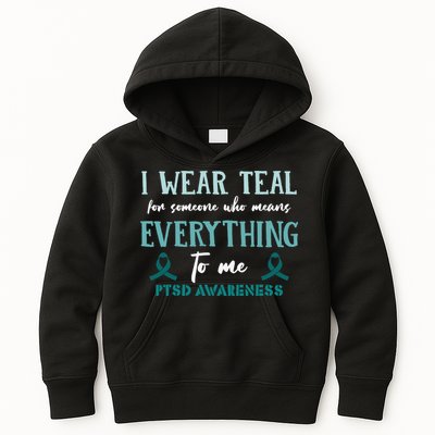 PTSD Awareness Hope Support Love Kids Hoodie