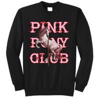 Pony And Heels Lover Clubs Disco Birthday Cowgirl Sweatshirt