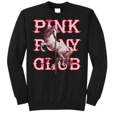 Pony And Heels Lover Clubs Disco Birthday Cowgirl Sweatshirt