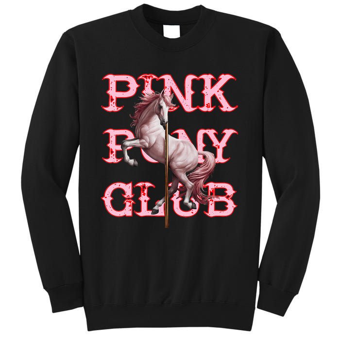 Pony And Heels Lover Clubs Disco Birthday Cowgirl Sweatshirt